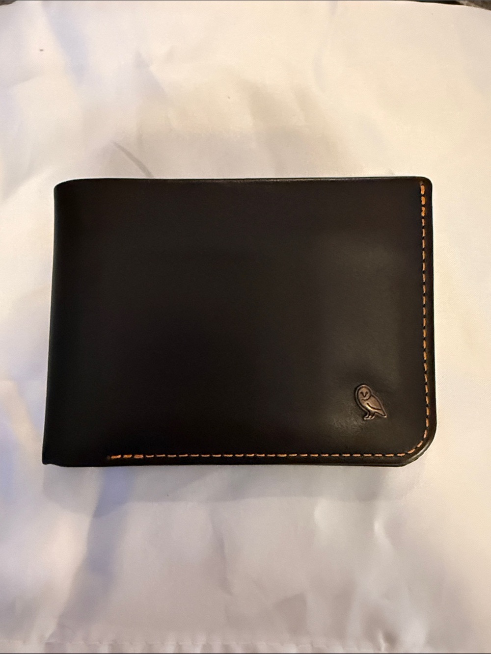 Bellroy Brown Leather Bi-Fold Wallet with Contrast Stitching